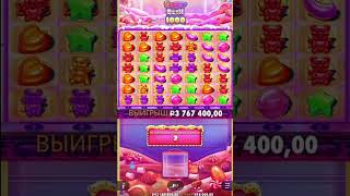 袨孝袥袠效袧蝎袡 袘袨袧校小 袙 SUGAR RUSH 1000 #bigwin #slot #蟹邪薪芯褋薪械写械谢懈 #slotmachine