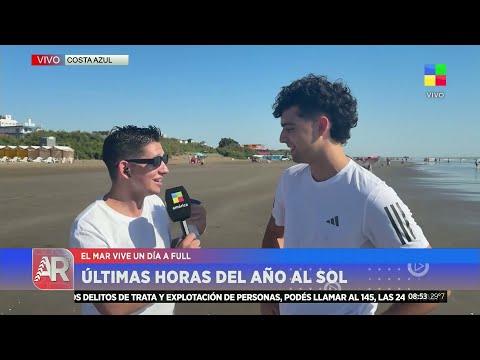 🏖 ESTALLÓ EL VERANO EN COSTA AZUL EN EL ÚLTIMO DÍA DEL AÑO
