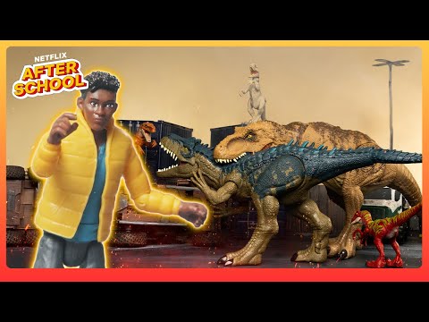 Dinosaur Toy Play SHOWDOWN 💥 Jurassic World: Chaos Theory Compilation | Netflix Family