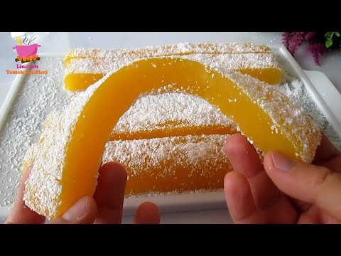 "Turkish Delight". The recipe is a very famous Turkish dish. Only 3 ingredients.