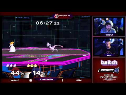 VS Weekly 10/22/14 - Losers Semis- COG|Prof (Marth/Mewtwo) vs Elliot (Peach)