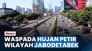 Info Cuaca Jabodetabek Kamis 16 Februari 2023, Bogor Hujan Ringan, Jaksel dan Jakbar Hujan Petir