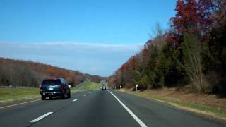 preview picture of video 'Autumn  Leaves Foliage ~ NY State thruway ~ Interstate 87 Exit 15a to19'