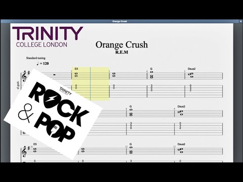 Orange Crush Trinity Initial Grade Guitar