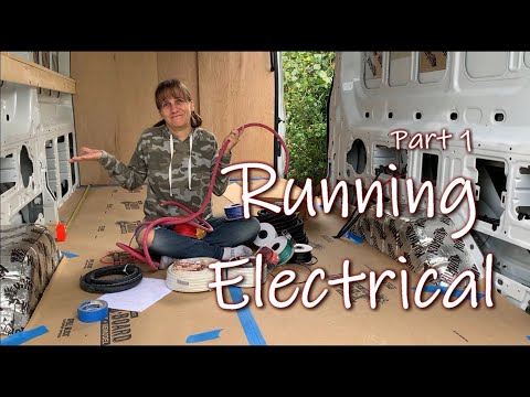 Van Conversion: Running Electrical Wires | DIY Campervan Electrical System Part 1