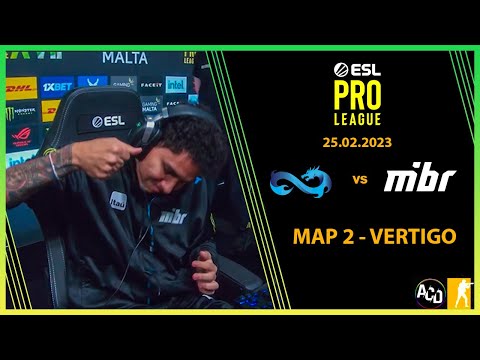 Rakip Sinirden Sağa Solu Yumrukluyor! / Eternal Fire vs. MIBR / Map2 - Vertigo / ESL Pro League S17