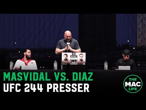 UFC 244: Jorge Masvidal vs. Nate Diaz Full Press Conference