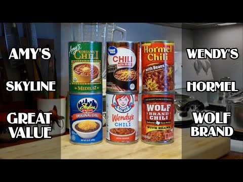 Best of Canned CHILI Showdown! Best tasting, best looking canned Chili!!