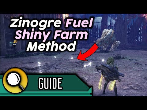 How to FORCE Zinogre to Drop Fuel Shinies - 30 Shinies in 5~10 Minutes | MHW Iceborne