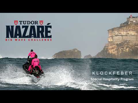 riding with tudor at nazaré