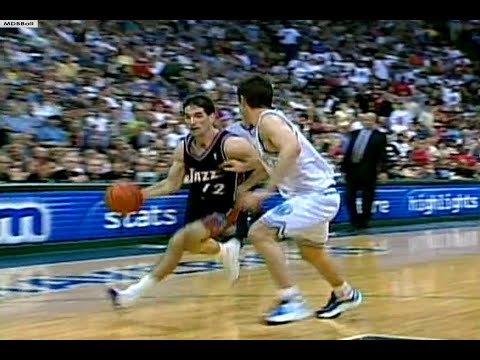 Dirk Nowitzki & Steve Nash Battle Stockton & Malone In Dallas Jazz @ Mavs 2001 Playoffs Game 3