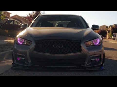 Custom Q50 RGB headlights and fog lights