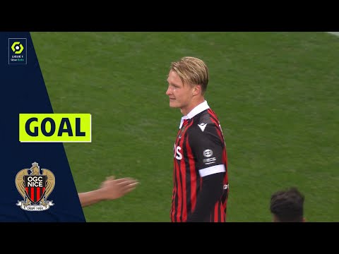 Goal Kasper DOLBERG (21' pen - OGCN) OGC NICE - FC NANTES (2-1) 21/22