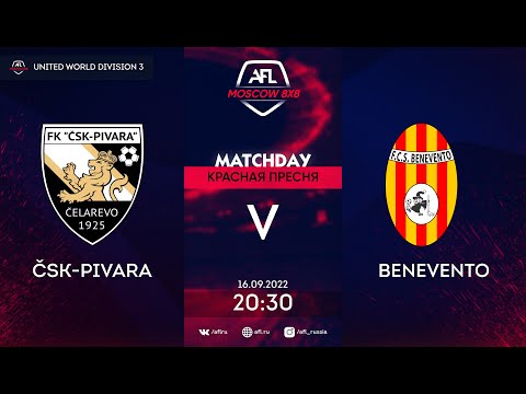 AFL22. United World Division 3. Day 12. ČSK-Pivara - Benevento