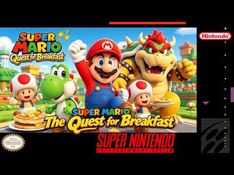 Super Mario: The Quest for Breakfast | Super Mario World Romhack [SNES]