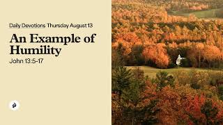 An Example of Humility - Daily Devotions