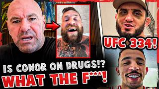 Conor McGregor ACCUSED of being ON DRUGS in NEW FOOTAGE! Islam Makhachev vs Carlos Prates UFC 334