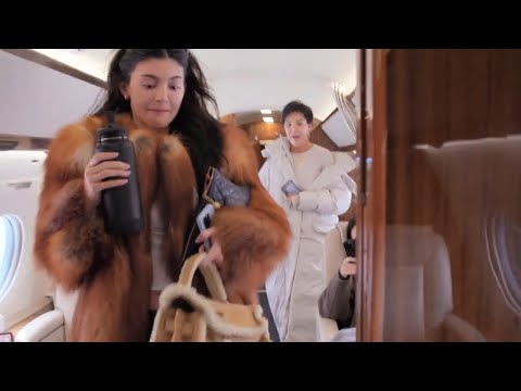 Kylie Jenner leaves her sisters angry as she leaves the family's private jet and bails on a tri