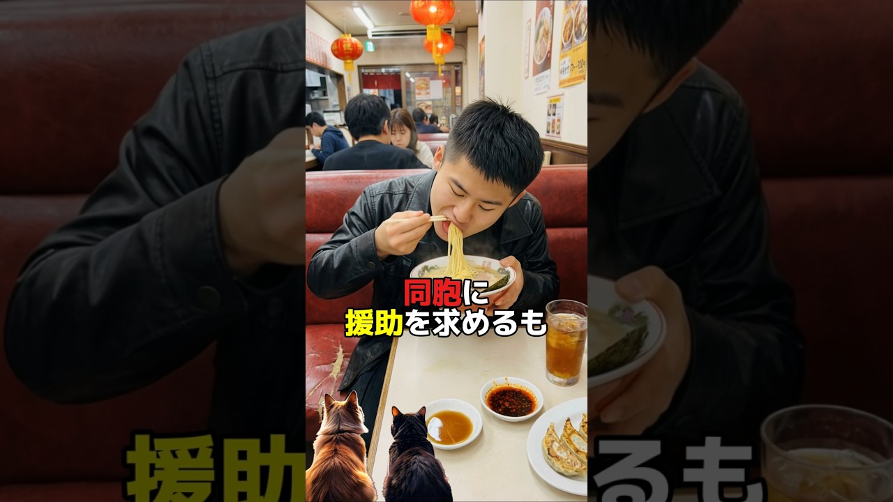 金がないのにラーメンを注文するとどうなるのか？　#スカッと