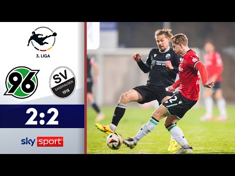 Aufholjagd in Unterzahl! | Hannover 96 II - SV Sandhausen | Highlights - 3. Liga 2024/25