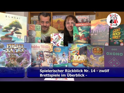Spielerischer Rückblick Nr. 14 - zwölf Brettspiele im Überblick - Brettspiel - Die Brettspieltester