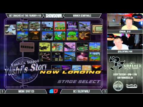 Get Smashed at the Foundry #18 - Winner Semis - MIOM|SFAT (Fox) v GC|SilentWolf (Fox)