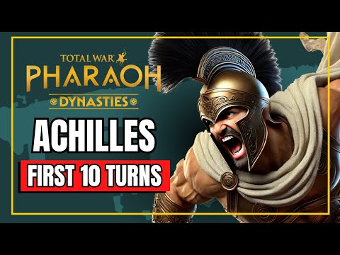 ⚔️ First Look at ACHILLES! ⚔️ Total War: PHARAOH Dynasties Gameplay Campaign Review