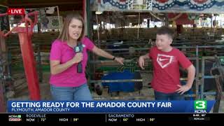 Amador County Fair preview KCRA 3 News: 8:30 AM segment 7/29/26