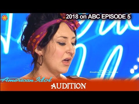 Caitlin Lucia sings a BETTER version of Katy Song I Kiss a Girl   American Idol 2018 Episode 6