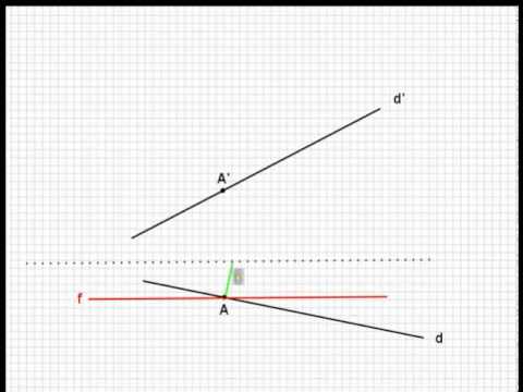 Monge (Descriptive) Geometry: plane perpendicular to a line