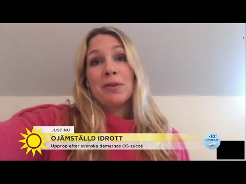 "Jag blir förbannad!" Anna Brolin ryter ifrån om den ojämlika idrotten  - Nyhetsmorgon (TV