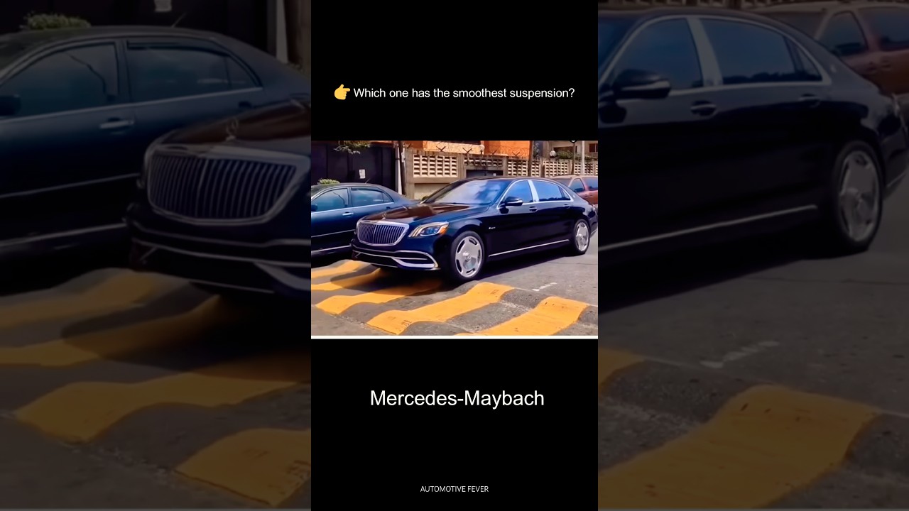 Suspension Battle: Rolls-Royce Phantom vs Maybach vs BMW 7 vs Audi A8 L vs BYD ET9 😳🔥#shorts #test