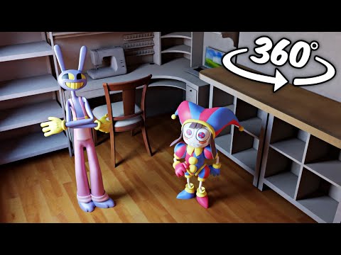 360º Pomni Breaks Into Jax's House - The Amazing Digital Circus