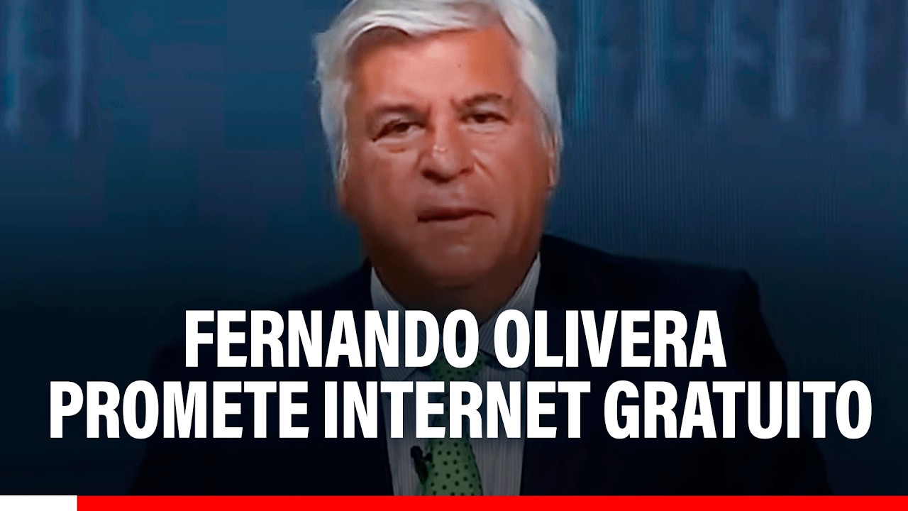 🔴🔵 Fernando Olivera promete internet gratuito: “A todos los estudiantes, profesores y familias”