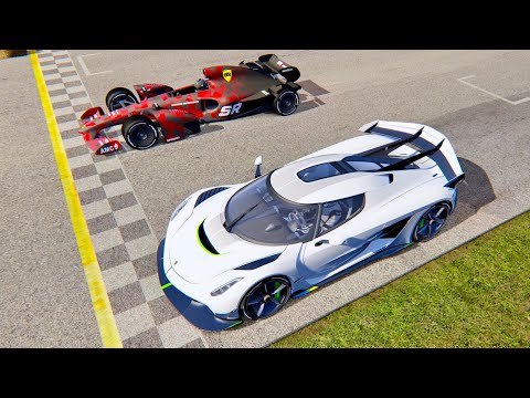 2021 Formula Rapide vs Koenigsegg Jesko - Old Monza