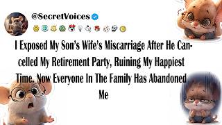 I Exposed My Son’s Wife’s Miscarriage After He Cancelled My Retirement Party, Ruining My Happiest...