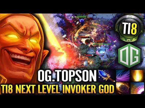 OG.TOPSON INVOKER LAST PICK - OG vs EG [Game 1] - #TI8 The International 2018 DOTA 2