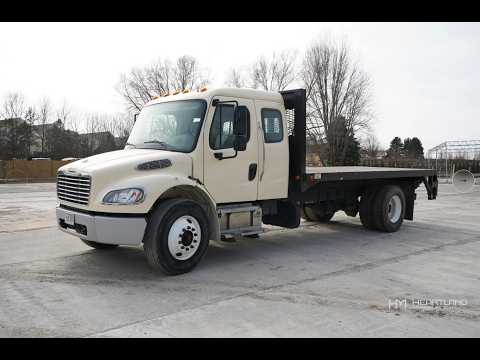 2023 Freightliner M2 106 17ft Flatbed Truck — video