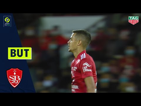 But Romain FAIVRE / STADE BRESTOIS 29 - OLYMPIQUE DE MARSEILLE (2-3)  (BREST-OM)/ 2020/2021