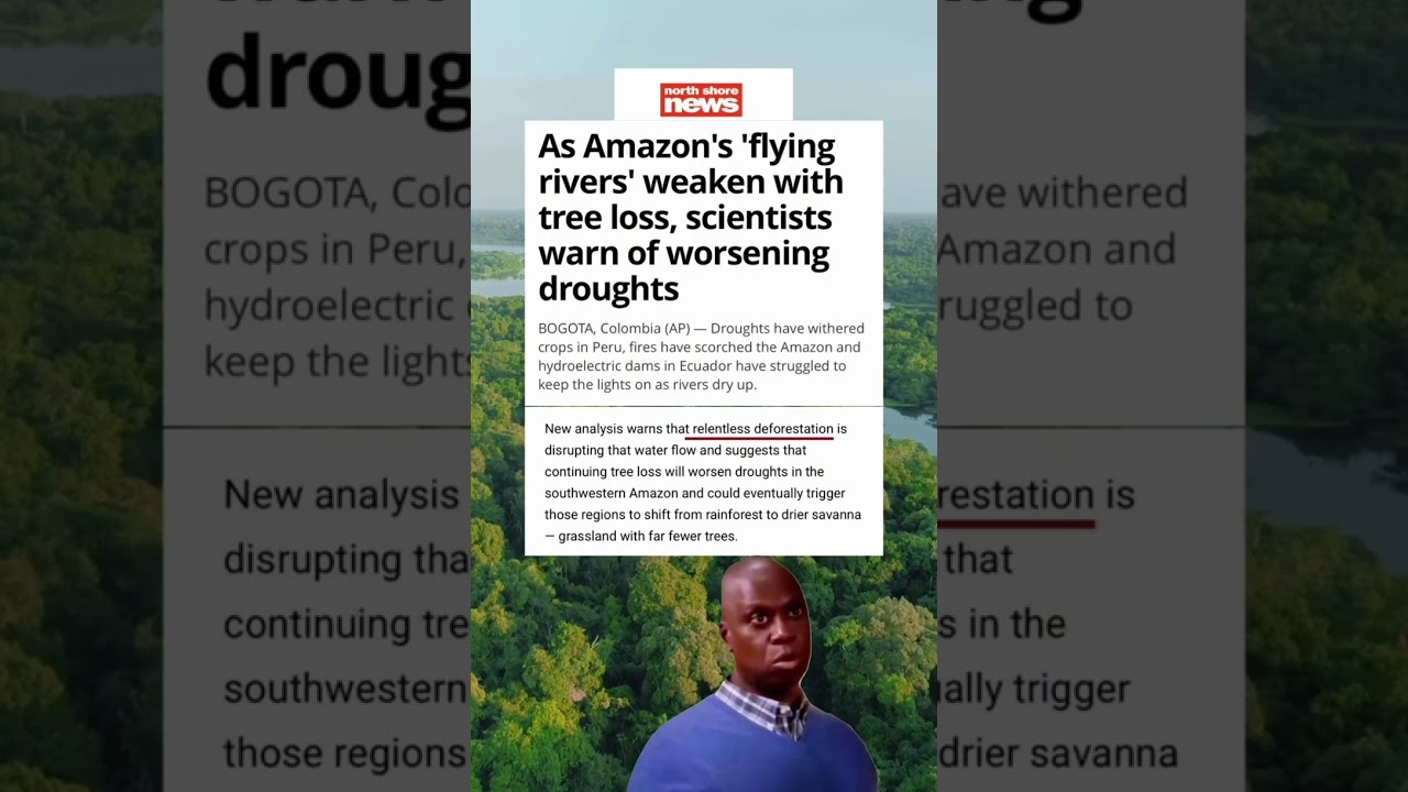 Deforestation Impacting Amazon's "Flying Rivers"