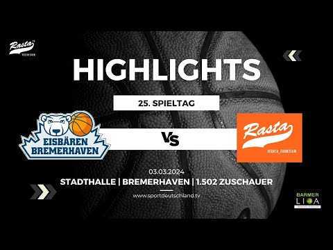 Highlights: Eisbären Bremerhaven - RASTA Vechta II 71:109 (3.3.24)