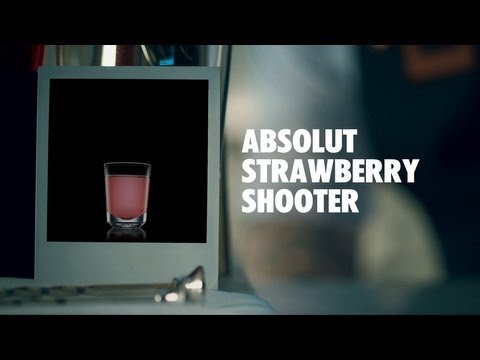 ABSOLUT STRAWBERRY SHOOTER DRINK RECIPE - HOW TO MIX