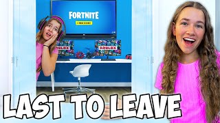 LAST to LEAVE our brand NEW Gaming ROOM!!