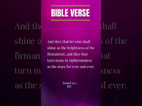 Stand Out (Daniel 12:3) #bibleverseoftheday