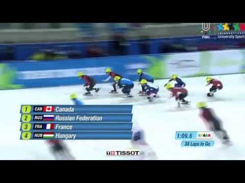 Short Track Men's 5000m Relay - Winter Universiade Trentino 2013