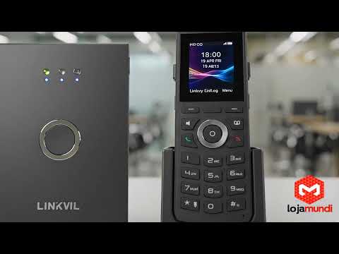 Video do produto Telefone IP DECT Fanvil W710P Sem Fio 20 Contas SIP 10 Ramais