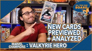 VALKYRIE Hero Pack Preview | Marvel Champions | All REVEALED Cards PREVIEWED + ANALYZED!