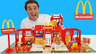 McDonalds Play Restaurant Hires SpongeBob ! || Toy Review || Konas2002