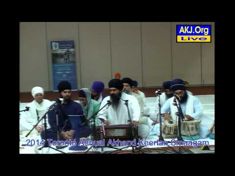 102 Toronto July 2014 Smaagam - Raensabaayee Keertan - Bh. Iqbal Singh Jee Mohali