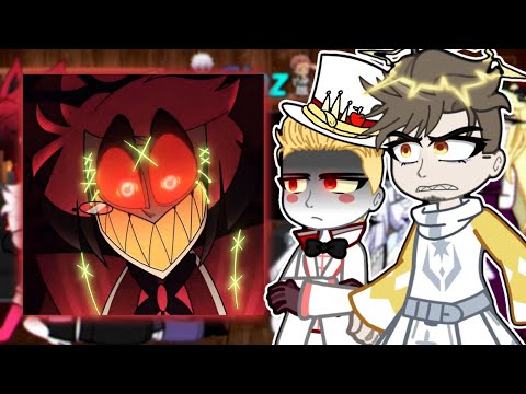 Hazbin Hotel react to Alastor || Gacha 🇺🇲🇧🇷